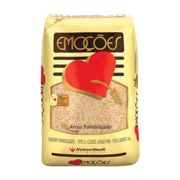 ARROZ PARBOILIZADO SAQUINHOS EMOCOES 1X8