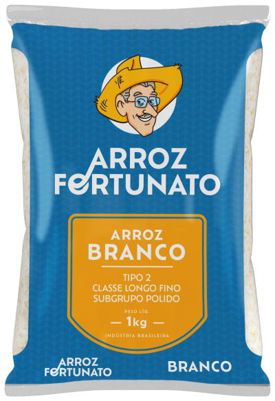 ARROZ BRANCO FORTUNATO TP02 1KG