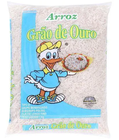 Arroz Grao De Ouro T1 1kg Esbramado