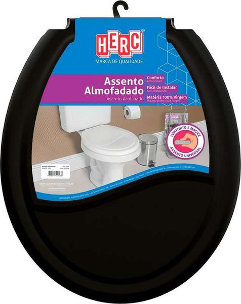 ASSENTO SANIT HERC ALMOF OVAL PRETO