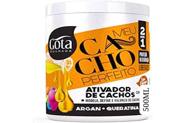 CR C. DOURADO 500ML ONDULADO ATIVADOR