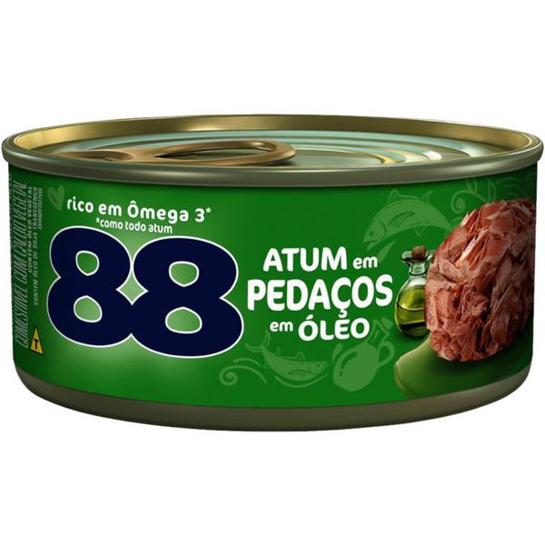 ATUM PEDACO CONSERVA 88 LATA 140g OLEO