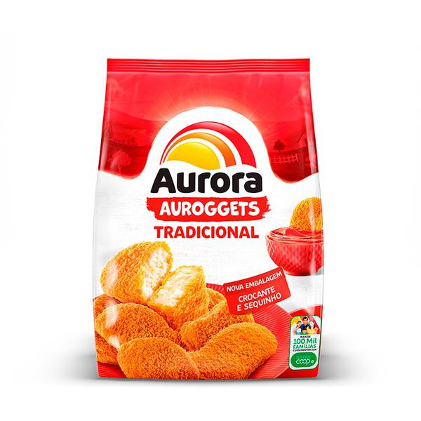 Nuggets Aurora 900g Auroggets Tradicional