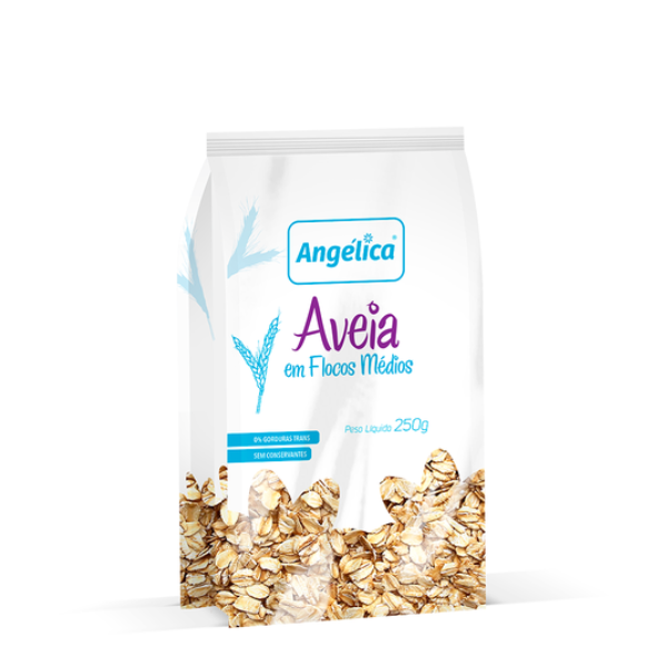 AVEIA EM FLOCOS MEDIOS 250G UNIDADE
