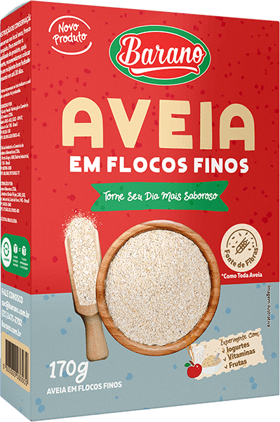 AVEIA BARANO EM FLOCOS FINOS 170G