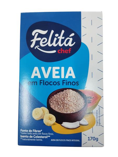 AVEIA FELITA CHEF 170G FLOCOS FINOS
