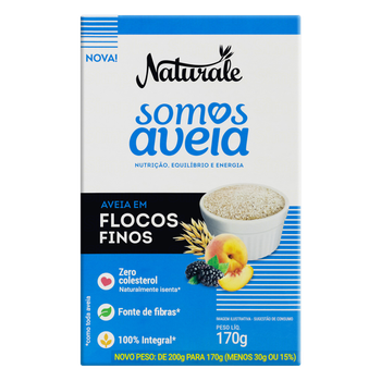 AVEIA NATURALE  FLOCOS FINOS 170G