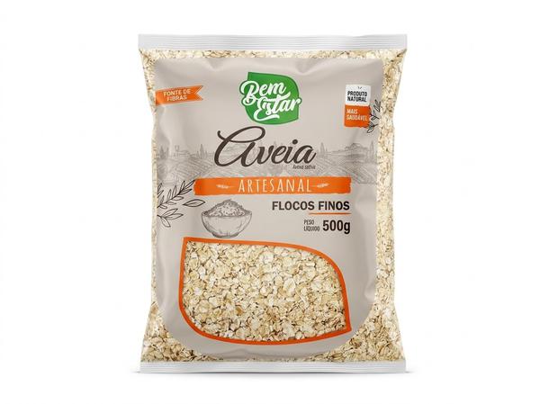AVEIA FLOCOS FINOS BEM ESTAR 500G ARTESANAL