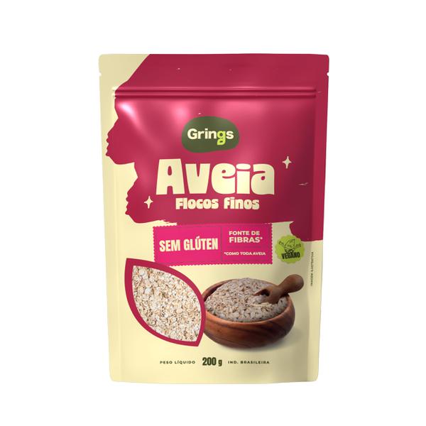 Aveia Grings Flocos Sem Gluten 200G Fino