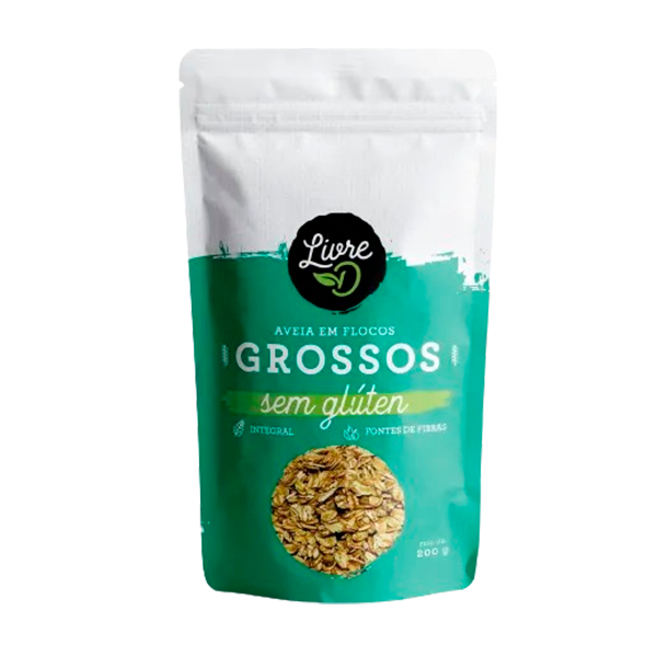 AVEIA LIVRE D 200G FLOCOS GROSSOS
