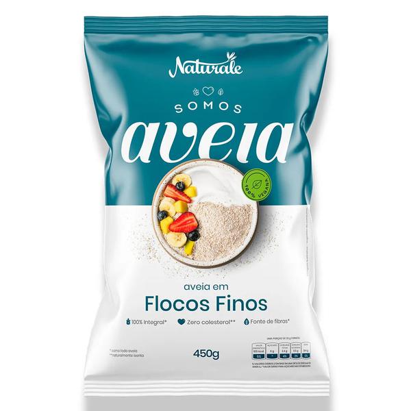 AVEIA NATURALE FLOCOS FINOS 450G