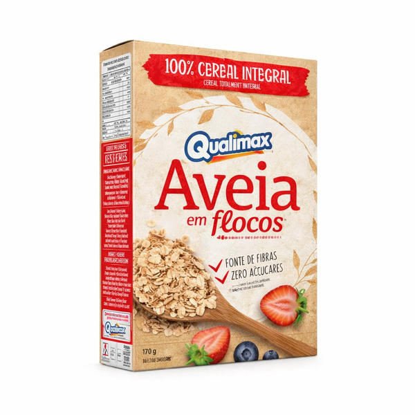 QUALIMAX AVEIA FLOCOS 170G