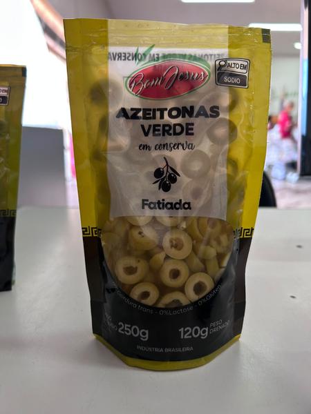 AZEITONAS VERDE BOM JESUS 120G FATIADA