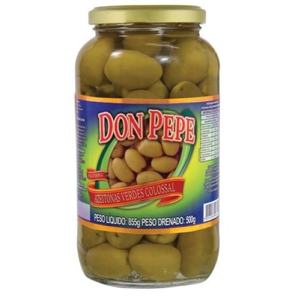 AZEITONA VERDE DON PEPE COLOSSAL 500G