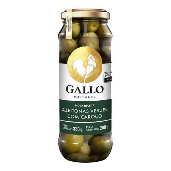 AZEITONAS GALLO VD 200G VERDE C/CAROCO