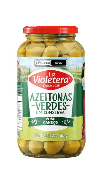 AZEITONA LA VIOLETERA VERDE C/CAR 500GDP