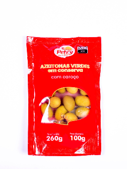 Azeitona Verde Petry 100g Pouch Com Caroco