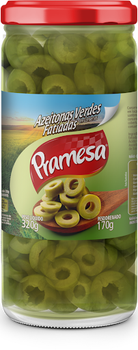AZEITONAS PRAMESA VERDES FATIADAS VD 170