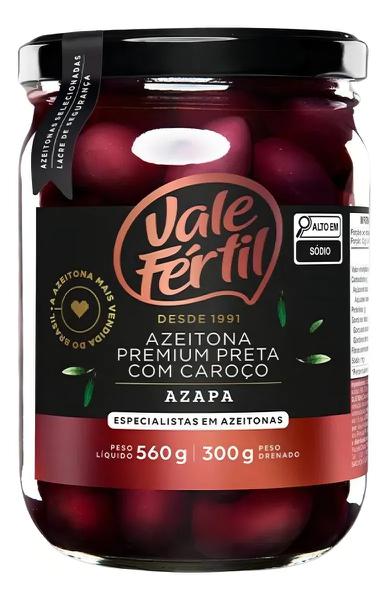 AZEITONA VALE FERTIL PRETA 300G C CAROCO