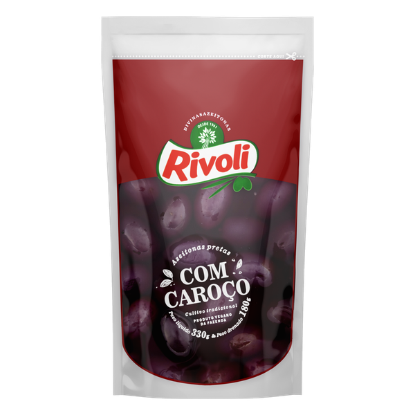 AZEITONA PRETA RIVOLI DOY PACK 150GR