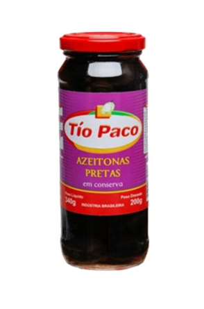 AZEITONA TIO PACO PRETA PORTUGUESA GALEGA 200G