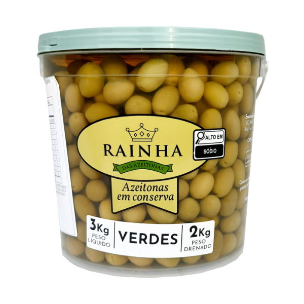 AZEITONA VERDE RAINHA SEM CAROCO BD 1,8KG