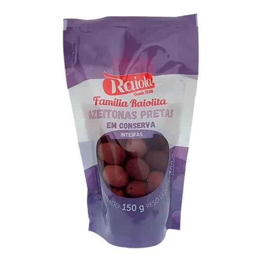 AZEITONA RAIOLA PRETAS EM CONSERVA 150g AZEITONAS PRETAS EM CONSERVA