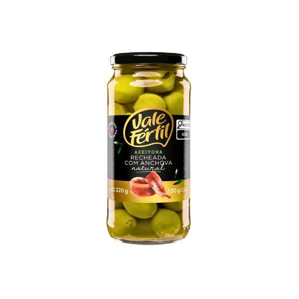 AZEITONA VALE FÉRTIL RECHEIO TOMATE SECO 130G