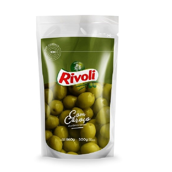 Azeitona Verde Rivoli Rech.C/Cebola 130g