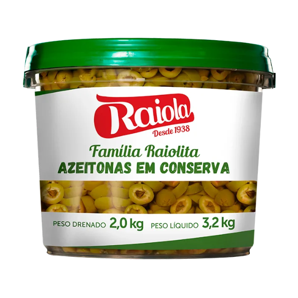 AZEITONA S/ CAROCO FATIADA RAIOLA 2KG