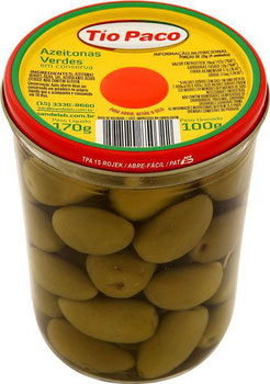 AZEITONAS TIO PACO VERDES C/CAROCO VD 16