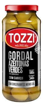 AZEITONA TOZZI VERDE GORDAL VD 340G