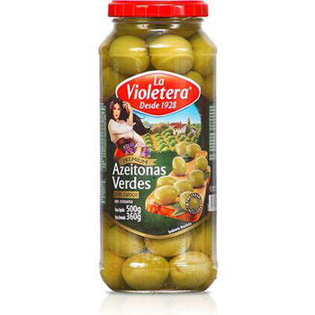AZEITONAS LA VIOLETERA VERDES C/CAROCO V