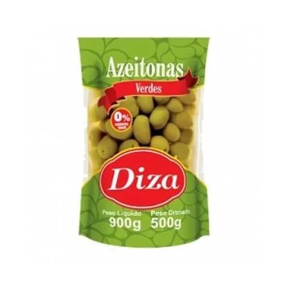 AZEITONA VERDE DIZA SACHET 500G
