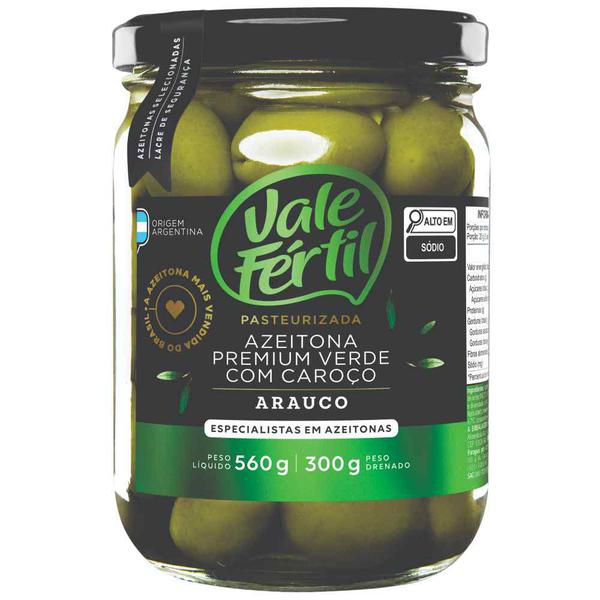 AZEITONA VERDE ARAUCO PREMIUM VALE FERTIL 300G