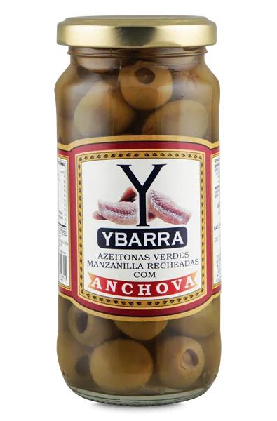 AZEITONA VERDE RECHEADA C/ ANCHOVA YBARR