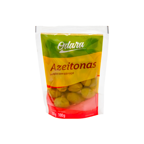 AZEITONA VERDE ODARA SACHÊ S/CAROÇO 200G