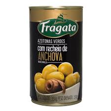 AZEITONAS VERDES COM RECHEIO DE ANCHOVA 150G