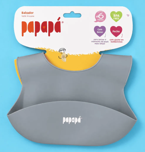 BABADOR BOLSO AZUL PAPAPA 1UN