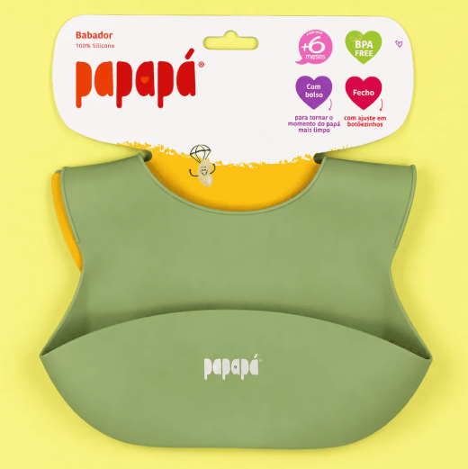 BABADOR BOLSO VERDE PAPAPA 1UN