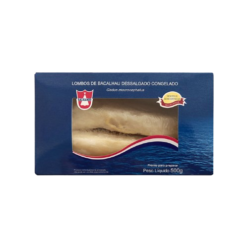 Lombo Bacalhau Bacalanor Dessalgado Cong 500g
