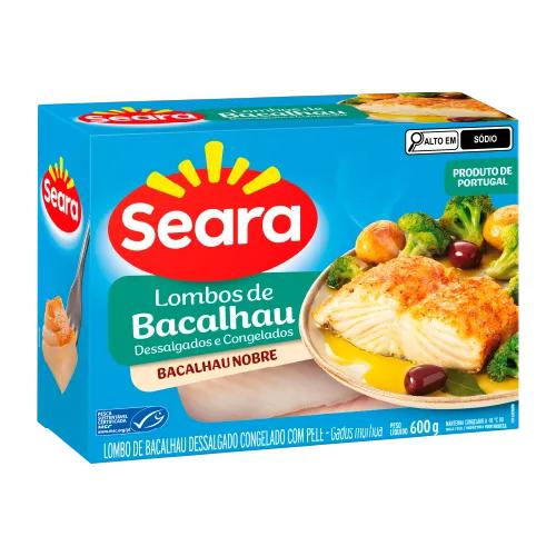 BACALHAU LOMBO DESSALGADO CG SEARA CX 600g