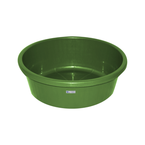 BACIA PLAST CANELADA RASA 24150 55 27LT IBAP