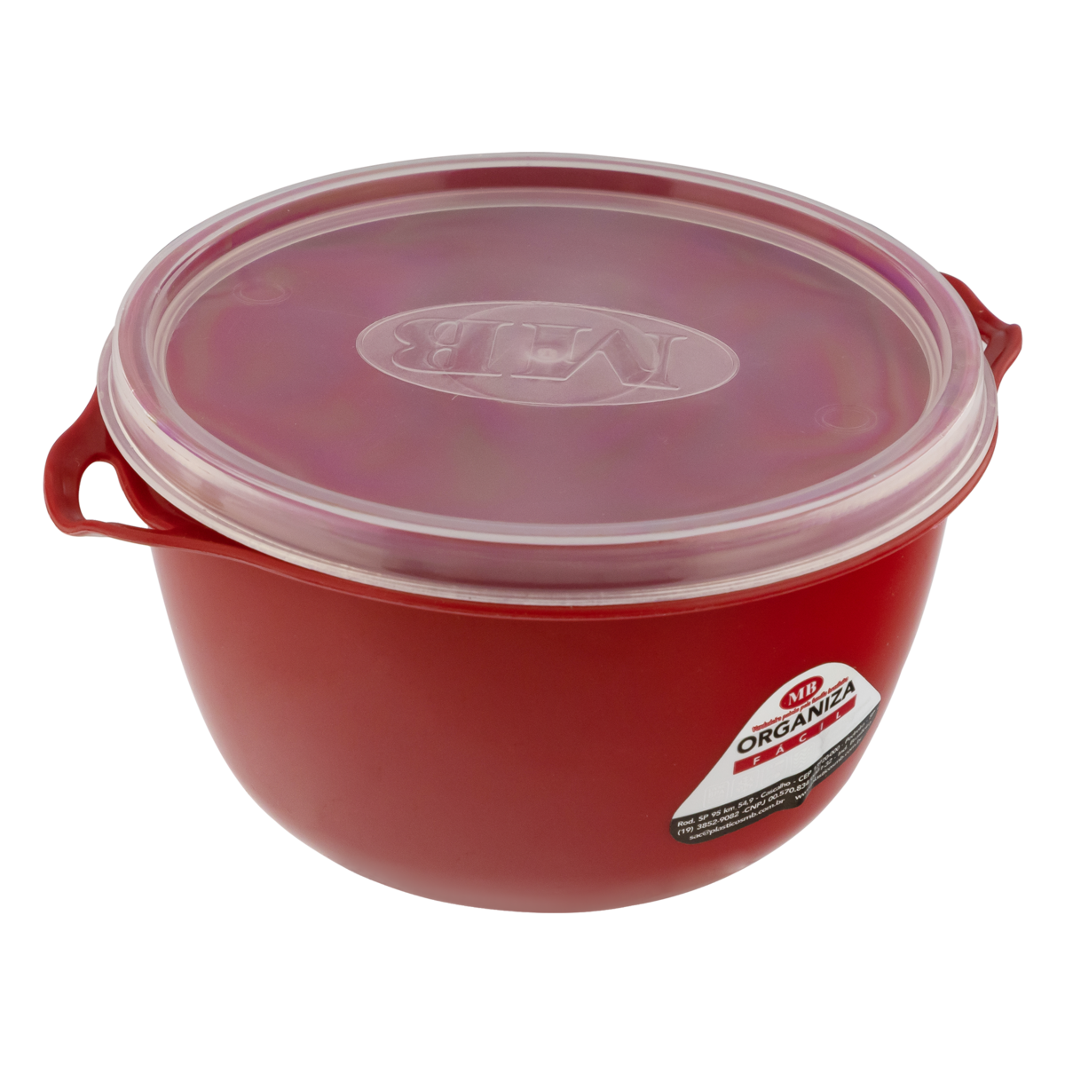 POTE C/TAMPA TRANSP COLOR PLASTICA POTE C/TAMPA TR