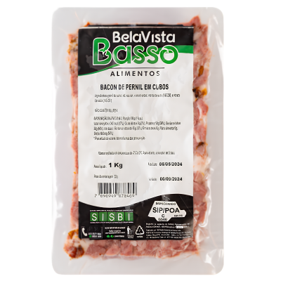 CARNE BACON 1KG VIVAZ EM CUBOS PERNIL