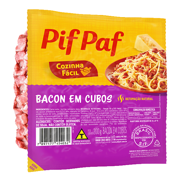 DEFUMADINHOS PIF PAF 200GR CUBOS