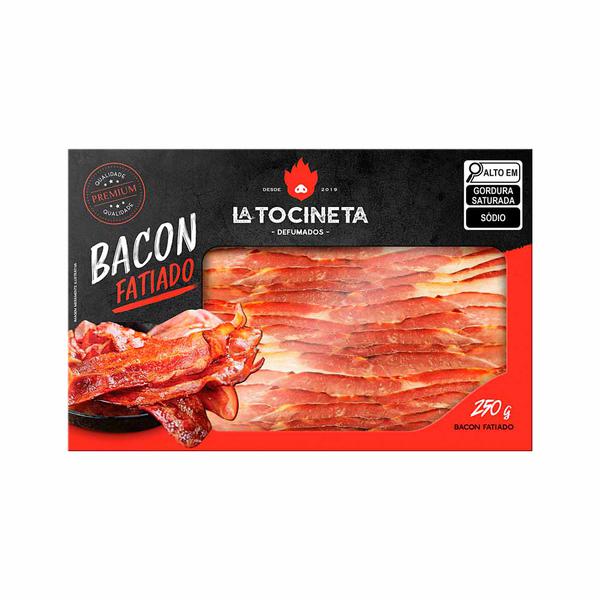 BACON DEFUMADO FATIADO LA TOCINETA 250G