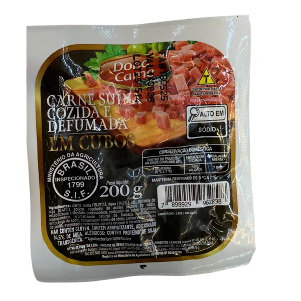 PERNIL COZIDO DEFUMADO CUBO 200G 25