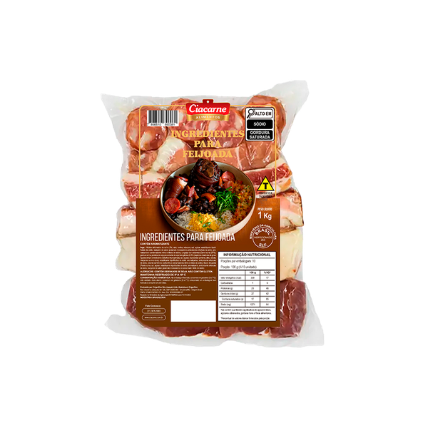 BACON CIACARNE 250G CUBOS