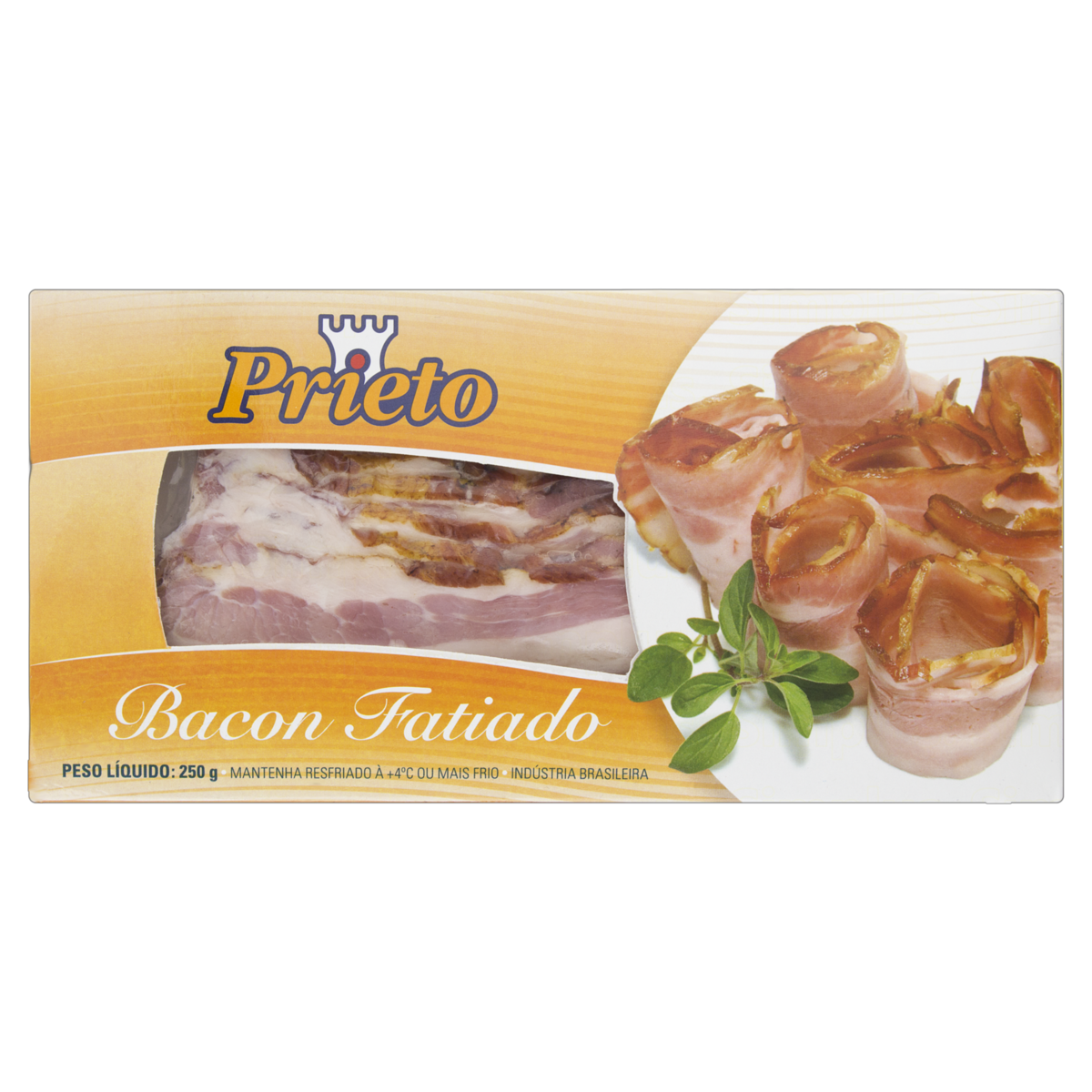 BACON PRIETO FATIADO 250G